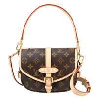 Louis Vuitton LV M46740 Saumur BB 經典Monogram老花兩用馬鞍包