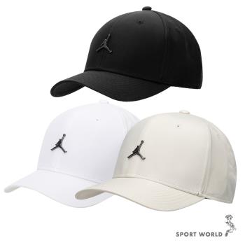 Nike 帽子 老帽 Jordan 金屬 黑/白【運動世界】FD5186-010/FD5186-100