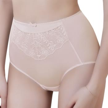 【Swear 思薇爾】有氧森活系列L-3XL涼感蕾絲高腰三角女內褲(沙殼棕)