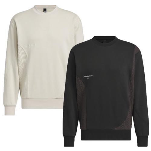 【下殺】Adidas 長袖上衣 男裝 寬鬆 棉質 米/黑【運動世界】IP4983/IP4982