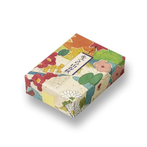 【小倉山莊】日本 山春秋 化妝箱仙貝禮盒 4袋/盒 (120g) 附提袋 送禮首選 米菓 京都名產 伴手禮 禮盒  日本伴手禮