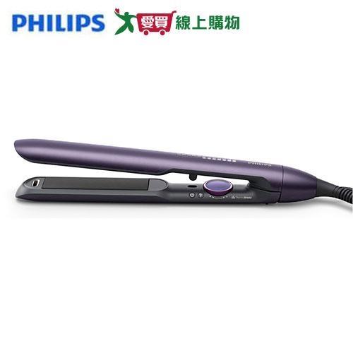 PHILIPS飛利浦 溫控護色水潤直捲兩用負離子美髮造型器 BHS752/00-迷霧紫【愛買】