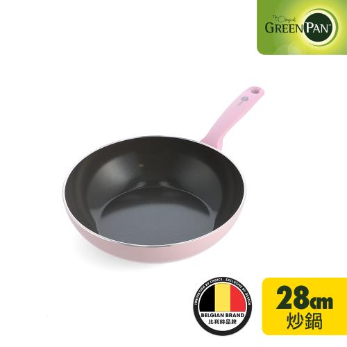 【GreenPan】Torino 炒鍋28cm(不含蓋) 不沾鍋/不挑爐具/IH爐適用