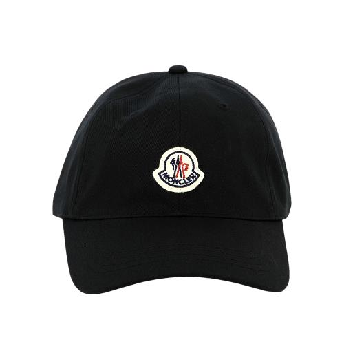 【MONCLER】品牌 LOGO 棒球帽-黑色 3B00054V0090 999