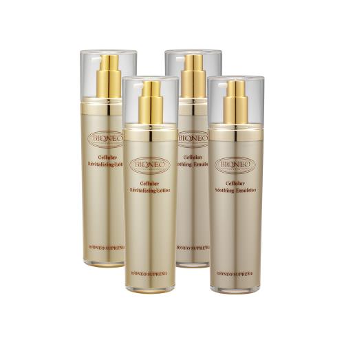 【Bioneo 德國百妮】活膚修護乳液120mlX2+活膚化妝水120X2ml(乳液送化妝水 買二送二 保養 魚子松露維他命E)