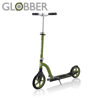 【GLOBBER 哥輪步】 NL230-205 DUO 青少年/成人折疊滑板車 - 酪梨綠