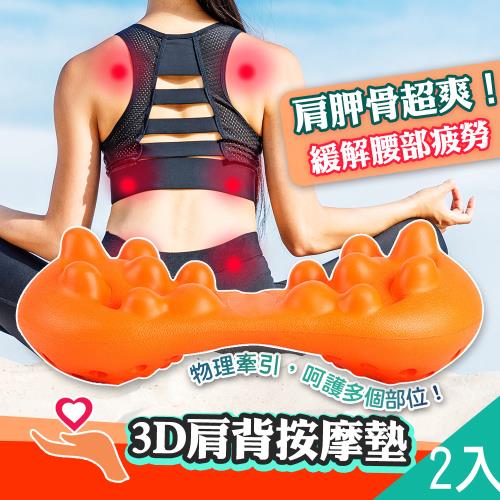 QIDINA 2入 全身穴位深度指壓舒展按摩器靠墊-B