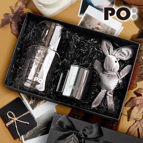 【PO:Selected】丹麥手沖咖啡二件禮盒組(露營杯-共2色/濾杯組) 