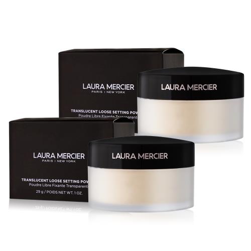 laura mercier蘿拉蜜思 煥顏透明蜜粉(29g)X2#透明色-國際航空版