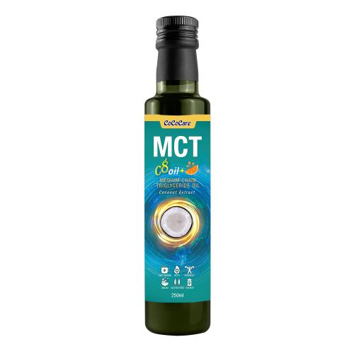 【CoCoCare】中鏈MCT油 純Super C8/250ml_柑橘風味 (100%源自椰子油/原裝進口)