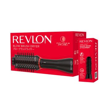 Revlon露華濃 蓬髮吹整梳/多功能吹風機/造型器/整髮梳/捲髮器/髮梳(RVDR5298TWBLK)+圓形梳