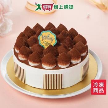 愛維爾6吋提拉米蘇蛋糕/個【愛買冷凍】