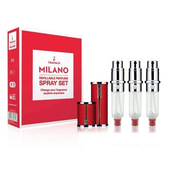 TRAVALO 米蘭套裝系列香水分裝瓶紅色 5ML