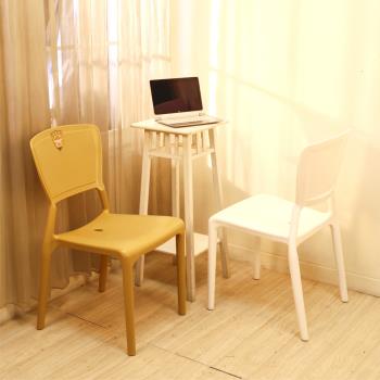 BuyJM MIT可堆疊牛頓餐椅/休閒椅/洽談椅/塑膠餐椅