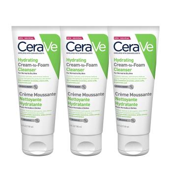 CeraVe適樂膚 溫和洗卸泡沫潔膚乳100ml(3入組)