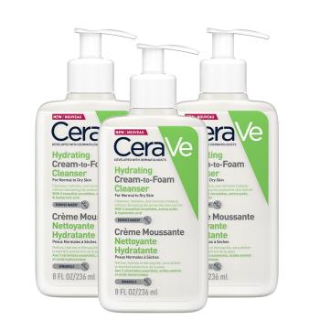 cerave適樂膚 溫和洗卸泡沫潔膚乳236ml(3入組)