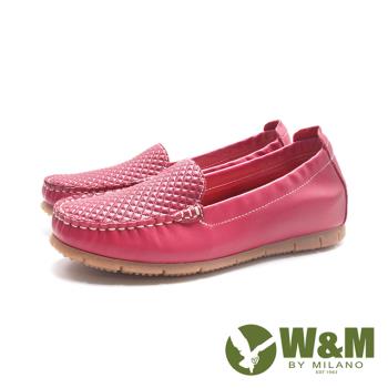 W&M(女)可凹折軟彈力樂福休閒鞋 女鞋-紅色