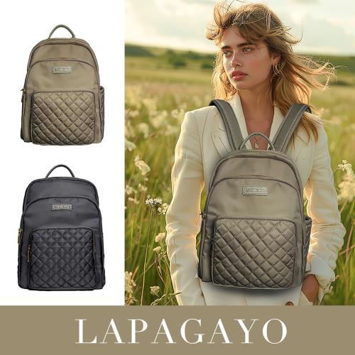 lapagayo獨家小香格精品尼龍後背包