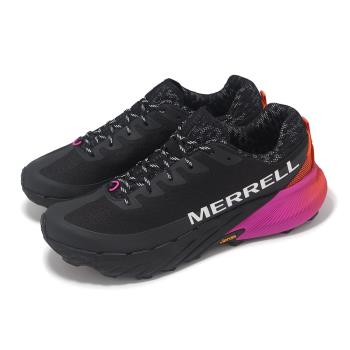 Merrell 越野跑鞋 Agility Peak 5 男鞋 黑 紫 橘 回彈 抓地 越野 運動鞋 ML068235