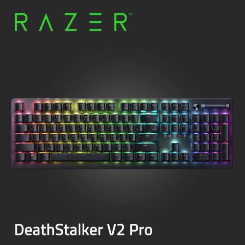 【Razer雷蛇】DeathStalker V2 PRO 噬魂金蠍 V2 PRO 無線機械式鍵盤-紅軸/中文
