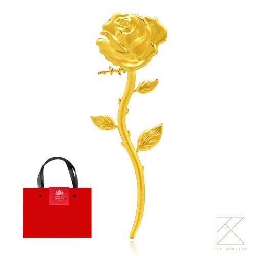 【TLH】你最珍貴 閃耀黃金玫瑰花禮盒(情人節 生日 送禮)