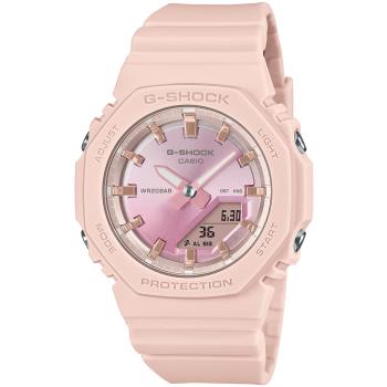 CASIO G-SHOCK 閃耀夏季八角造型計時錶/粉紅/GMA-P2100SG-4A