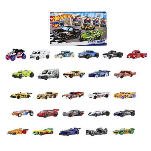 MATTEL 風火輪英文字母合金車 極速A到Z(附26台車)