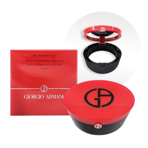GIORGIO ARMANI 亞曼尼 完美絲絨持久氣墊粉餅(粉盒+粉蕊15g)-專櫃公司貨