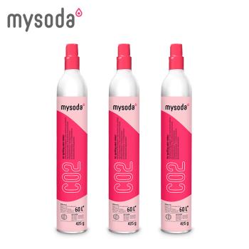 mysoda 425g二氧化碳交換鋼瓶/3入組 MYCO2E (空瓶換購滿瓶)