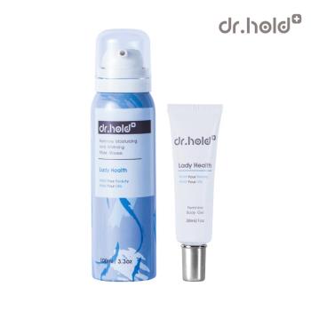 黛後dr.hold 私密潤澤緊實凝膠+嫩白保濕私密面膜慕斯(二件超值組)