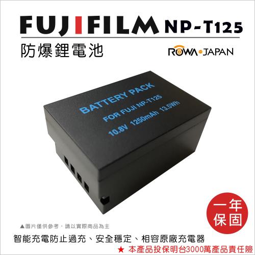 ROWA 樂華 For FUJI 富士 NP-T125 T125  電池