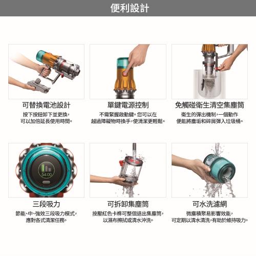 預購)Dyson 戴森V12 Detect Slim Fluffy SV46 輕量智能吸塵器(銀灰) 送