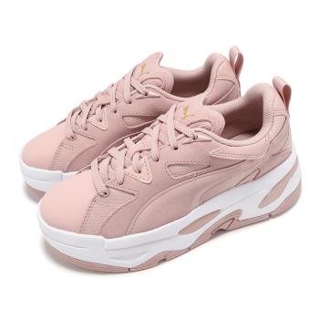 Puma 休閒鞋 BLSTR Mix Wns 女鞋 粉 白 厚底 增高 皮革 運動鞋 39609502