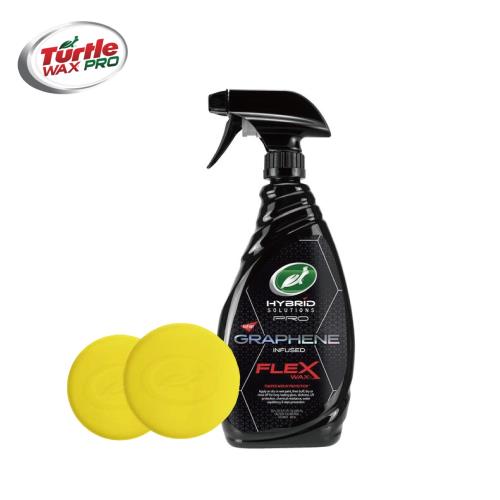 Turtle Wax 龜牌 PRO頂極碳原子石墨烯噴蠟 T722 -680毫升-加贈原廠上蠟綿2個