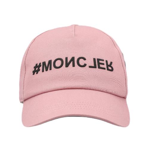 【MONCLER】春夏新款 品牌 LOGO 棒球帽-粉色 (ONE SIZE) 3B0000204863 54L