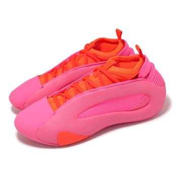 adidas 籃球鞋 Harden Vol. 8 男鞋 粉 橘 Flamingo Pink 哈登 Boost 緩衝 IE2698