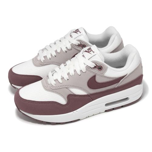 Nike 休閒鞋 Wmns Air Max 1 女鞋 白 紫 Smokey Mauve 氣墊 經典 運動鞋 DZ2628-104