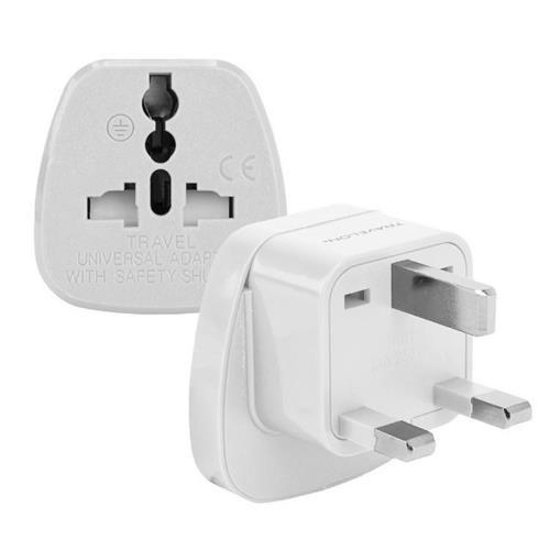 《TRAVELON》英規旅行轉接頭(白) | 電源轉換頭