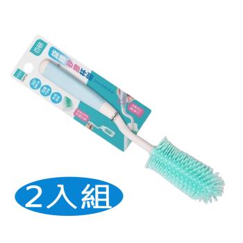 百研旋轉矽膠杯刷/瓶刷/矽膠刷(2入組)