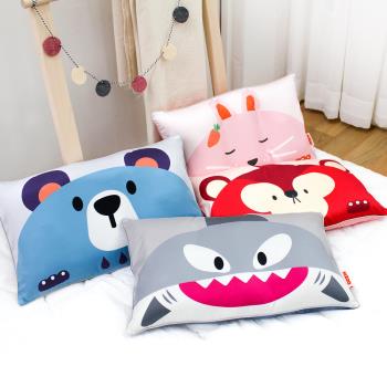 [韓國Hello HiZoo]手工製可愛動物防蟎抗菌兒童枕/護脊/護頸枕/透氣枕