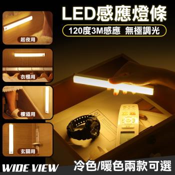 【WIDE VIEW】30公分LED感應燈條(人體感應燈 小夜燈 櫥櫃燈 衣櫃燈/ali-30)