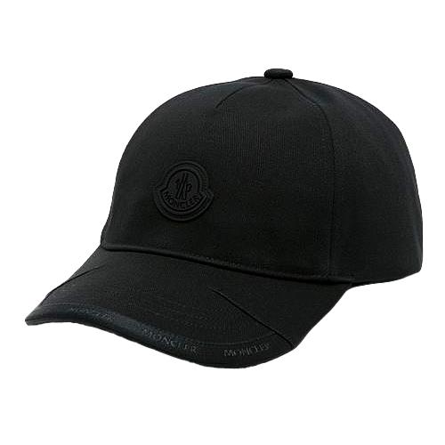【MONCLER】品牌 LOGO 棒球帽-黑色 (ONE SIZE) 3B000250U082 999