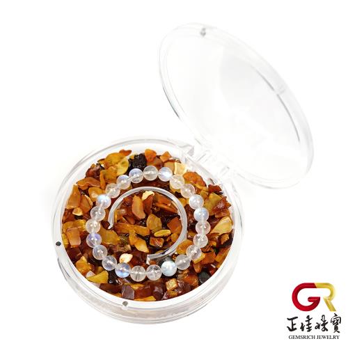 【正佳珠寶】蜜蠟琥珀 消磁淨化水晶圓盒 水晶消磁盒｜卡榫磁鐵釦