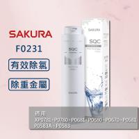 【SAKURA 櫻花】F0231 活性碳纖維濾心 淨水器 濾心 適用機型 P0583 P0581 P0780 P0681 P0680 P0670