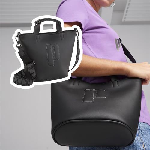 Puma 托特包 Sense Mini Shopper Bag 黑 可調背帶 可拆 肩背包 手提包 側背包 09036101