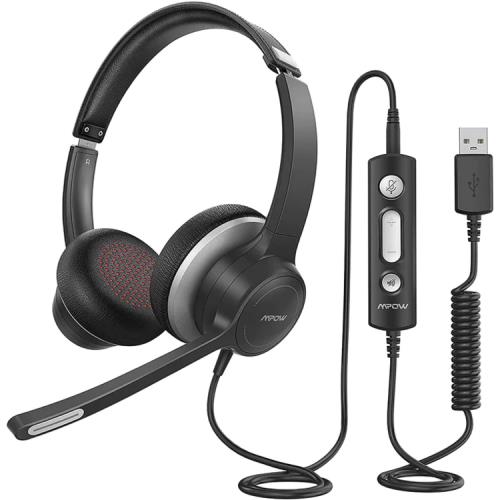 MPOW HC6 USB麥克風商務耳機​ (福利品)​