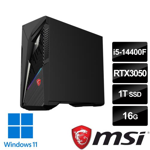 msi微星 Infinite S3 14NTA5-1660TW電競桌機(i5-14400F/16G/1T SSD/RTX3050-6G/Win11)
