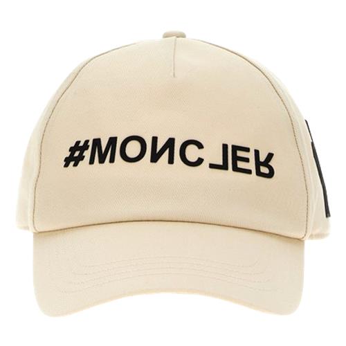 【MONCLER】春夏新款 品牌 LOGO 棒球帽-米白色 (ONE SIZE) 0983B0000204863/050