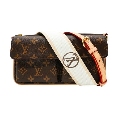 Louis Vuitton Vivacite 雙口袋兩用肩背包(M46999-咖)