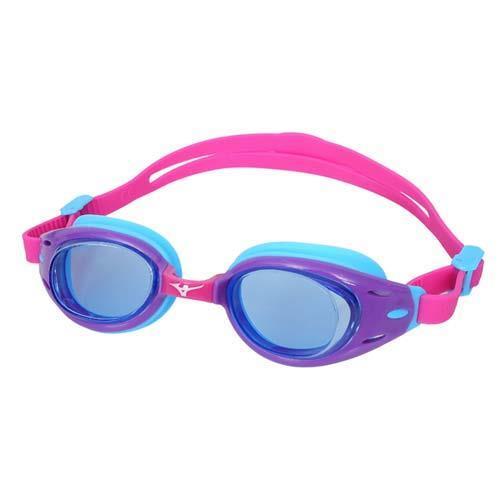 MIZUNO SWIM 兒童泳鏡-抗UV 防霧 蛙鏡 鏡面 游泳 戲水